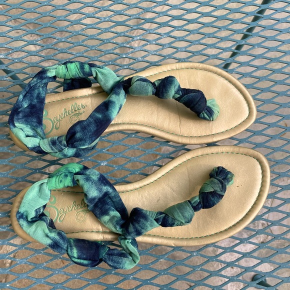 Seychelles tye dye  sandals - Picture 2 of 11